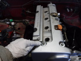 Remove these valve cover bolts to pull the cover off