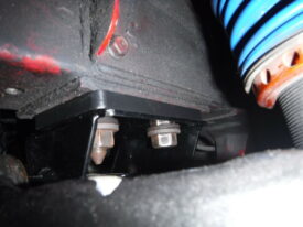 Front spacer installed