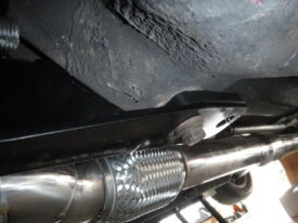 Rear spacer installed