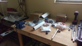 All the parts on my bench