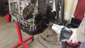 I used an impact wrench