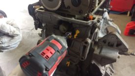 This solenoid needs to come out first