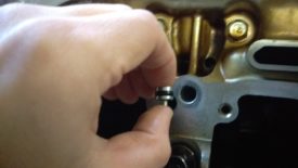 Plug next to hole it came from