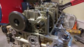 Intake cam with gear removed