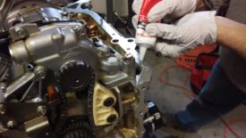 Lay a 1/4" bead as smoothly as possible around the block