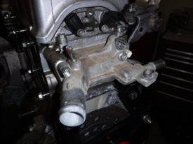 The factory coolant neck
