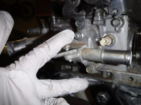 Right side coolant neck bolts 3 and 4