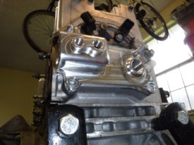 Partially installed, but the top studs need to come out