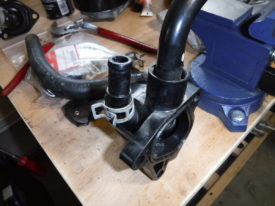 Removed the factory hose that went here