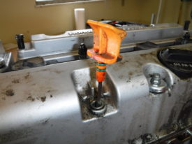 The dipstick is too long with the new oil pan