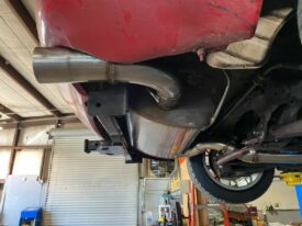Muffler angle for fitment