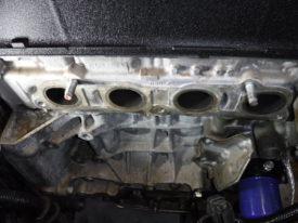 There's not enough clearance to put the header on with the studs in the way