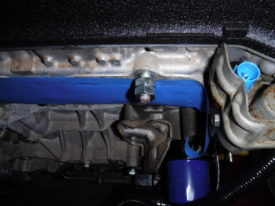 Double nut on the studs for removal