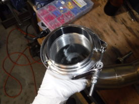 Assembled v-band