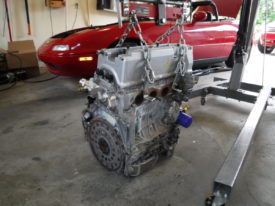 Original pressure plate still attached to motor