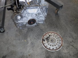 Old pressure plate removed