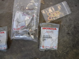 Brand new Honda flywheel bolts