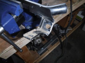 A quick grinding made enough clearance