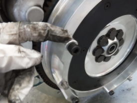 Remove these allen bolts from the flywheel before installing the clutch