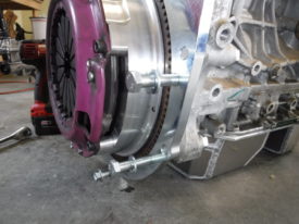 Lower right three bolts