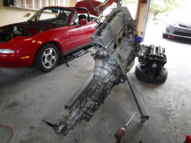 K24 Miata Swap - Transmission Installation with the KMiata Adapter