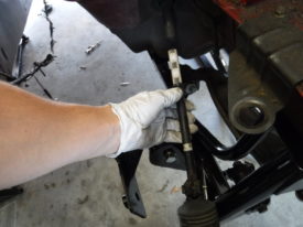 I couldn't get the steering column section back in with the plastic tabs