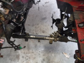 The steering rack can be installed next