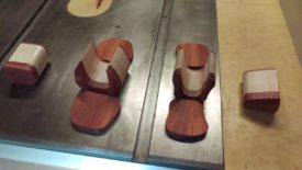 The drawers cut and ready to sand and glue