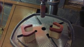 Drum sanding before glue up