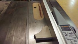 Cutting down on the table saw