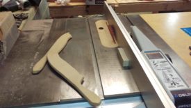 Cutting into two