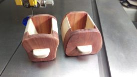 Glued on