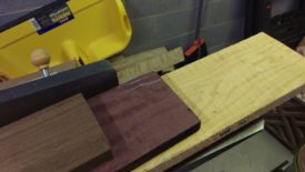 Louro Preto, Purpleheart, and Hard Maple