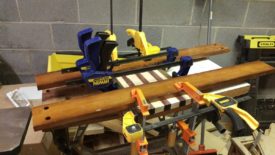 Using cauls and a lot of clamps
