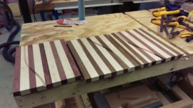 The boards all have a channel routed out