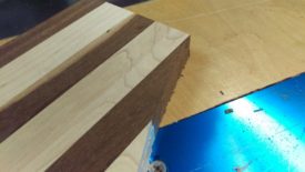 Go back with the bandsaw until the board looks more like this, THEN router