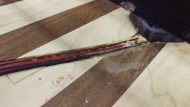 The gaps after filling