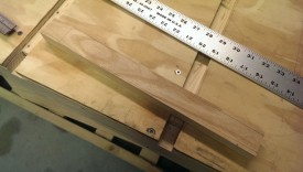 Drawing the lines to taper from 1-3/8" to about an inch