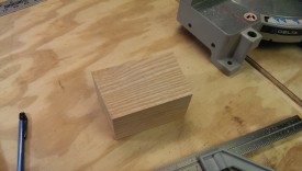 Cuts with miter saw done