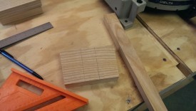Use a pencil to mark the taper