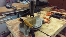 Cutting at 45 degrees