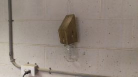 Hanging by bailing wire