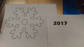 Printing off the design