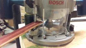 Setting the router depth
