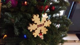 Making an Inlay Snowflake Christmas Ornament