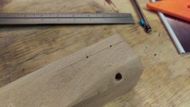 Marking drill line