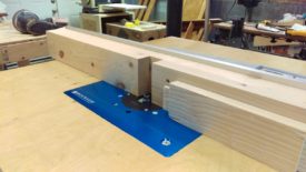 Rounding the bottom edges of the aprons