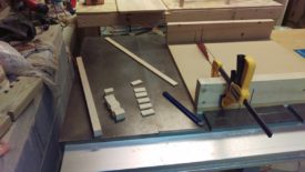 A cross cut sled and stop blocks made this go quickly