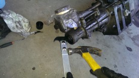 Rear seal removal