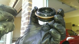 Rear seal after removal